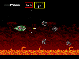 Darius II screenshot 4 for Sega Mega Drive